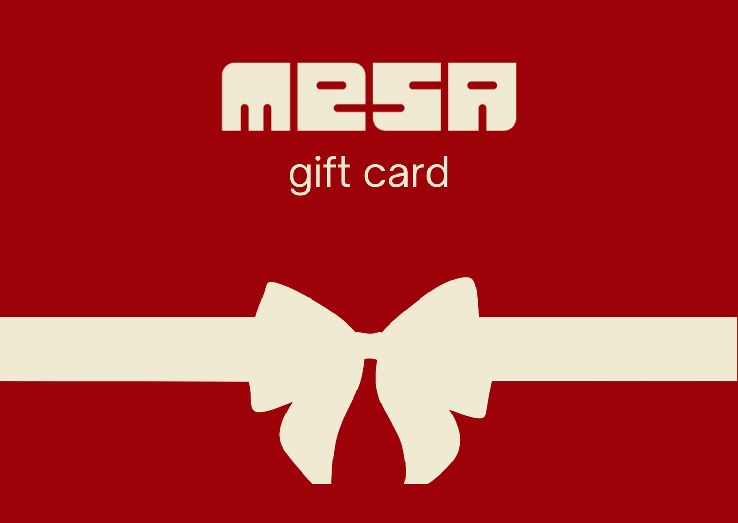 mesa gift card